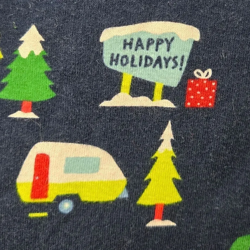 Camping Gnomes Christmas Pajama Set Women S RV Camper Holiday PJs 2pc Cozy Sleep